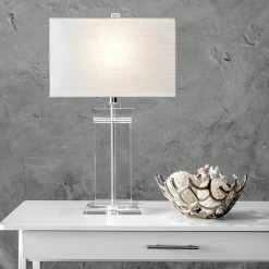 Budget 😍 NuLOOM 25" Helena Crystal Ionic Column Cotton Shade Clear Table Lamp 👏 -Lamps Sales Store b3e128e90db9f8d2 8092 w800 h800 b0 p0