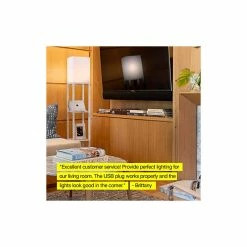 Cheapest 🔥 Brightech Maxwell Charger - Shelf Floor Lamp With USB Charging And Outlet LED, O 😉 -Lamps Sales Store b4f106aa0eda0c17 0836 w800 h800 b0 p0