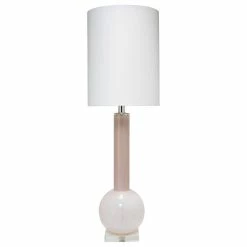Deals 👏 Jamie Young Company Coastal Style Pink Glass Studio Table Lamp 😀