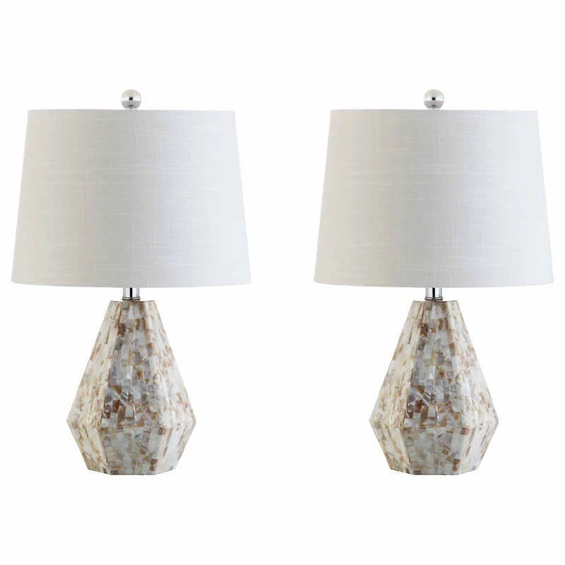 Buy 🔔 JONATHAN Y Isabella 21" Seashell Table Lamp, Natural Ivory, Set Of 2 ✨ 7 Buy 🔔 JONATHAN Y Isabella 21" Seashell Table Lamp, Natural Ivory, Set Of 2 ✨ - Image 5