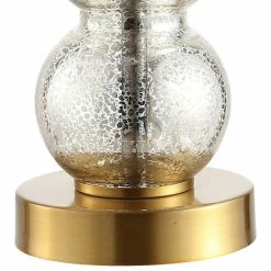 New 🛒 JONATHAN Y February 21" Glass, Metal LED Table Lamp, Mercury Glass/Brass Gold 🔔 -Lamps Sales Store bbc1beaf0387be76 0772 w800 h800 b1 p0