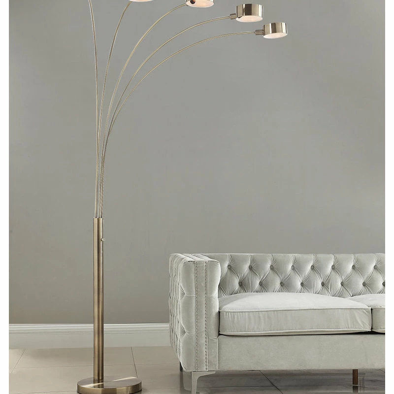Promo ✨ Artiva USA Micah Plus 88" Antique Satin Brass LED 5-Arch Floor Lamp With Dimmer 🔔 5 Promo ✨ Artiva USA Micah Plus 88" Antique Satin Brass LED 5-Arch Floor Lamp With Dimmer 🔔 - Image 3