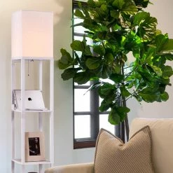 Cheapest 🔥 Brightech Maxwell Charger - Shelf Floor Lamp With USB Charging And Outlet LED, O 😉 -Lamps Sales Store be018d680eb526f8 0836 w800 h800 b0 p0