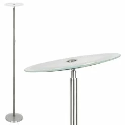 Discount ๐ Kira Home Horizon 70" LED Torchiere Floor Lamp (36W, 300W Eq.), Glass Diffuser โจ