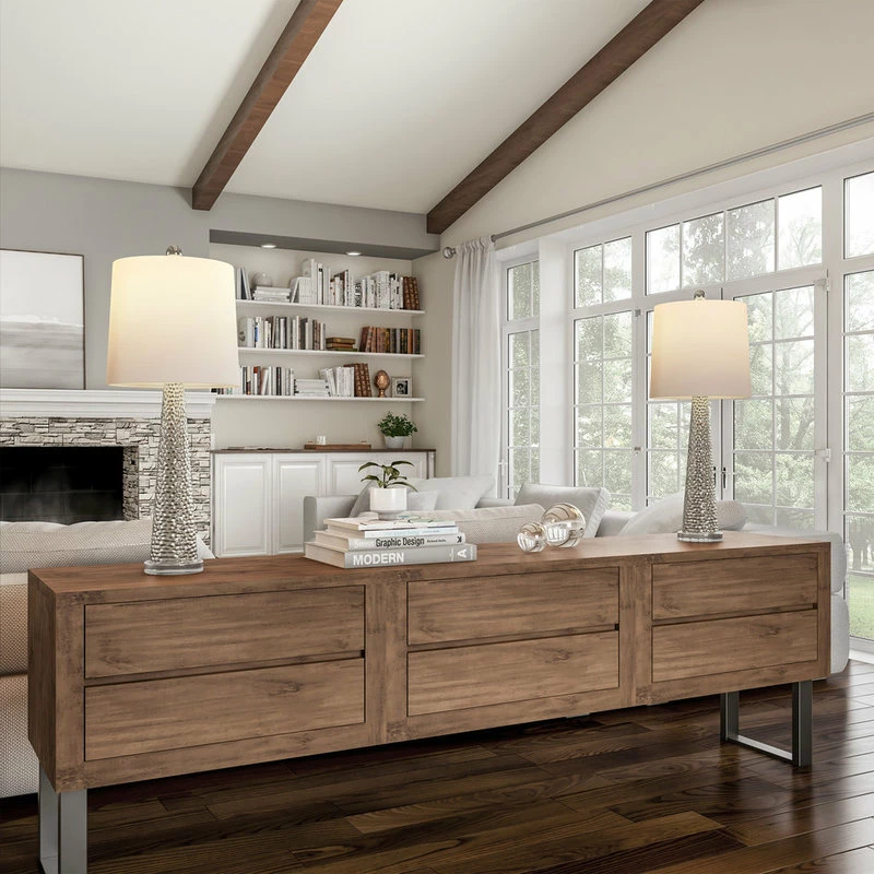 Best deal π Lavish Home Set Of 2 Contemporary π¨ Hammered Look Glass Lamps π₯ 7 Best deal π Lavish Home Set Of 2 Contemporary π¨ Hammered Look Glass Lamps π₯ - Image 5