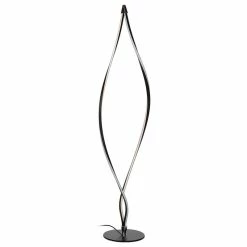 Promo 😉 Anzy Modern Twist LED Floor Lamp, Classic Black 💯 -Lamps Sales Store c491ef7009bea571 4491 w800 h800 b1 p0