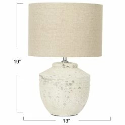 Outlet ๐ CREATIVE CO-OP 19.25" Cement Table Lamp With Linen Shade ๐ 17 Outlet ๐ CREATIVE CO-OP 19.25" Cement Table Lamp With Linen Shade ๐ -Lamps Sales Store d021d6da01f1a88d 5210 w800 h800 b1 p0