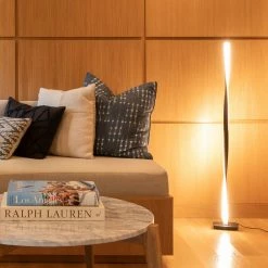 Outlet 🔔 Brightech Helix - Modern LED Floor Lamp For Living Room Bright Lighting, Black 👍 -Lamps Sales Store d14147010eb42bbb 5782 w800 h800 b0 p0