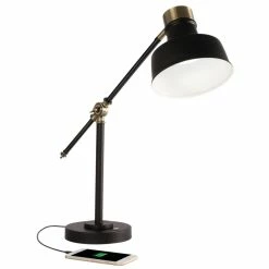 Lamps Sales Store 7 Discount 😉 OttLite Technologies OttLite Wellness Series Balance LED Desk Lamp, Black 😍