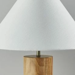 Brand new 😀 HomeRoots 18"x18"x25.5" Natural Wood Table Lamp 😉 -Lamps Sales Store d281e4890ec40a37 7317 w800 h800 b0 p0