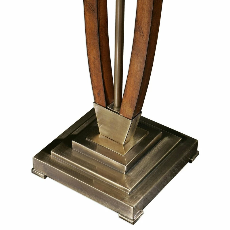 Budget ✨ Uttermost Midcentury Curved Wood Floor Lamp, Retro Bronze Vintage Style ❤️ 5 Budget ✨ Uttermost Midcentury Curved Wood Floor Lamp, Retro Bronze Vintage Style ❤️ - Image 3