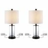 Best reviews of 💯 JONATHAN Y Abner Glass Modern Contemporary USB Charging LED Table Lamp, Oil Rubbed Bronze/Clear 🌟