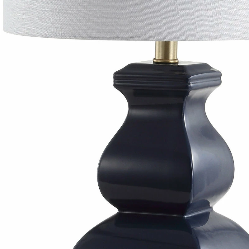 New 🔥 JONATHAN Y Vienna 25.5" Ceramic LED Table Lamp, Navy, Gold, White 💯 8 New 🔥 JONATHAN Y Vienna 25.5" Ceramic LED Table Lamp, Navy, Gold, White 💯 - Image 6