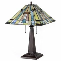 Cheapest ✨ CHLOE Lighting, Inc. Kinsey 2-Light Mission Table Lamp ⌛ -Lamps Sales Store dae1c1870626c1bf 3923 w800 h800 b1 p0