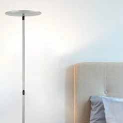 Cheap ⌛ Brightech Sky Flux LED Torchiere Floor Lamp, Platinum Silver 🛒 -Lamps Sales Store dba1e5280eb55ecb 5079 w800 h800 b0 p0