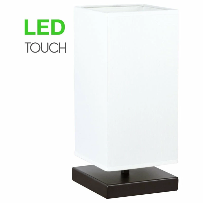 Promo ๐งจ Kira Home Lucerna 13" LED TOUCH Table Lamp, Nightstand Lamp For Bedroom, Fabric โ๏ธ 4 Promo ๐งจ Kira Home Lucerna 13" LED TOUCH Table Lamp, Nightstand Lamp For Bedroom, Fabric โ๏ธ - Image 2