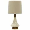 Best Pirce 🤩 StyleCraft Home Collection Ceramic Table Lamp, White Washed Wood/Cream Finish, Heathered Oatmeal Shade 😉 -Lamps Sales Store df116fa90bdcaeca 0398 w800 h800 b1 p0