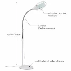 Coupon 🥰 Brightech LightView Pro LED Magnifying Floor Lamp, Daylight Bright, Magnifier, 5 Diopter 🌟 -Lamps Sales Store dfd11fe60fcf3448 8242 w800 h800 b1 p0