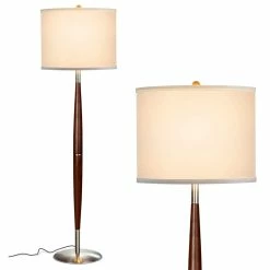 New 🌟 Brightech Lucas - Mid Century Modern Floor Lamp For Living Room And Bedroom 🔔