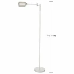 Brand new 😍 Brightech Leaf - Adjustable Pharmacy LED Floor Lamp For Reading & Crafts, Platin 🔥 -Lamps Sales Store e041af000b437617 9187 w800 h800 b1 p0