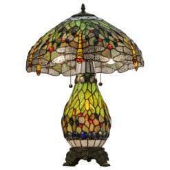 Best Pirce ๐ฏ Meyda Lighting 25H Tiffany Hanginghead Dragonfly Lighted Base Table Lamp ๐