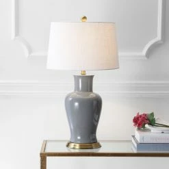 Promo 👍 JONATHAN Y Julian 29" Ceramic Table Lamp, Gray 👏 -Lamps Sales Store e3412fbd0387c037 1238 w800 h800 b0 p0
