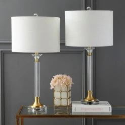 Cheapest ๐ JONATHAN Y Mark Crystal And Metal LED Table Lamp, Clear And Brass Gold, Set Of 2, 28" ๐ 13 Cheapest ๐ JONATHAN Y Mark Crystal And Metal LED Table Lamp, Clear And Brass Gold, Set Of 2, 28" ๐ -Lamps Sales Store e5b15ba40387bea9 0784 w800 h800 b0 p0