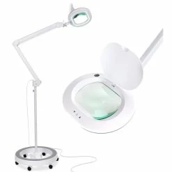 Best reviews of ๐ Brightech LightView Pro 6 Wheel Rolling Base Floor Lamp With XL Magnifier ๐ฅ