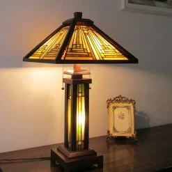 Top 10 🛒 CHLOE Lighting, Inc. Innes 3-Light Mission Double Lit Wooden Table Lamp 15" Shade ✨ -Lamps Sales Store ef41092b097ba981 3968 w800 h800 b0 p0