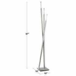Discount 🎉 LumiSource Icicle Modern Floor Lamp, Antique Metal, Stainless Steel ✔️ -Lamps Sales Store f15141140c6eec7f 5751 w800 h800 b1 p0