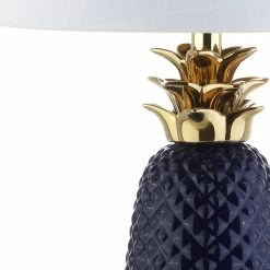 Best Sale 🧨 JONATHAN Y Pineapple 23'' Classic Vintage Ceramic LED Table Lamp, Navy/Gold ✔️ -Lamps Sales Store f82195b00387bfdb 1173 w800 h800 b0 p0