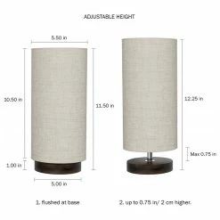 Hot Sale ๐ฅ Lavish Home Cylinder Lamp With Adjustable Wood Base ๐คฉ 9 Hot Sale ๐ฅ Lavish Home Cylinder Lamp With Adjustable Wood Base ๐คฉ -Lamps Sales Store f9812cec0d288726 2743 w800 h800 b1 p0