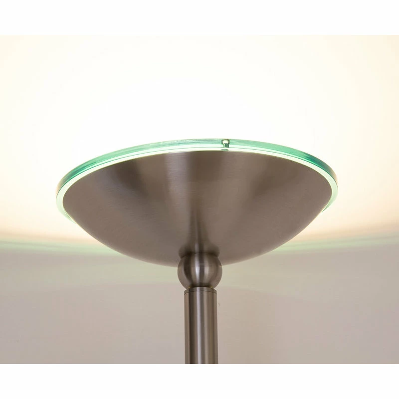 Wholesale ❤️ Artiva Saturn II 71" Torchiere Lamp W/ Reading Light, Touch Dimmer, Brushed Steel ❤️ 6 Wholesale ❤️ Artiva Saturn II 71" Torchiere Lamp W/ Reading Light, Touch Dimmer, Brushed Steel ❤️ - Image 4