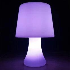 Best Sale 🌟 Vandue Corporation Modern Home Portable Cordless LED Glowing Table Lamp W/Infrared Remote Control 👏