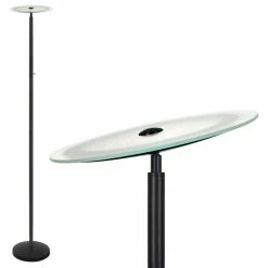 Lamps Sales Store 36 Cheap 🛒 Kira Home Horizon 70" LED Torchiere Floor Lamp (36W, 300W Eq.), Glass Diffuser ❤️