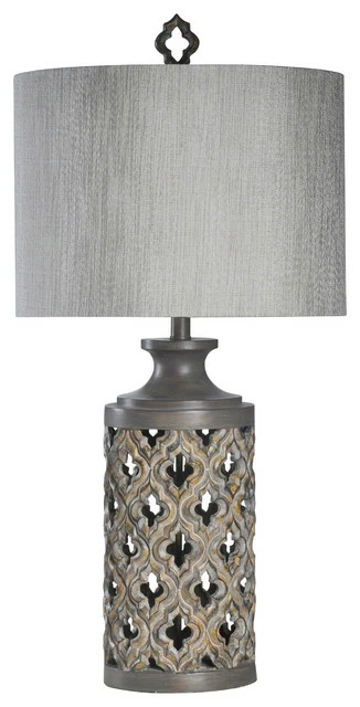 New ๐ StyleCraft Home Collection Morocaan Table Lamp, Vincent Gray, Gray ๐ 3 New ๐ StyleCraft Home Collection Morocaan Table Lamp, Vincent Gray, Gray ๐