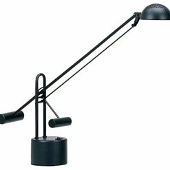 Discount ✔️ Lite Source Inc. Halotech 1 Light Desk Lamp, Black 🎁