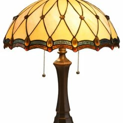 Best reviews of 😍 CHLOE Lighting, Inc. Chloe Lighting Josephine Tiffany-Style 2-Light Table Lamp 16" Shade 😍