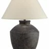 Flash Sale 🎁 Pacific Coast Lighting Resin Table Lamp With Black Terracota Finish 64V99 😀 -Lamps Sales Store home design 29