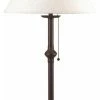 Best Sale 🌟 Cal Lighting 75W Iron Table Lamp With Pull Chain, Black Finish, Off White Shade 🛒 -Lamps Sales Store home design 34
