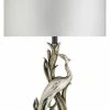 Hot Sale ✨ Bailey Street Home Polished Chrome Heron Table Lamp Gold Cattail Accent Ivory Sateen Shade Made Of ✨ -Lamps Sales Store home design 39