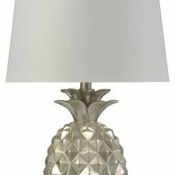 Hot Sale 😍 StyleCraft Home Collection Silver | Traditional Coastal Table Lamp | 100W | 3-Way | Hardback Shade 🔥