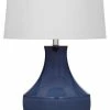 Best Sale 💯 BASSETT MIRROR CO. Bassett Mirror Kinney Table Lamp In Blue Finish L3285TEC 🤩 -Lamps Sales Store home design 64