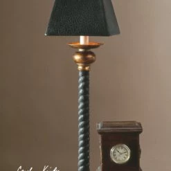 Brand new 🎁 Uttermost Bellcord Buffet Lamp, Black 🤩