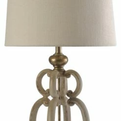 Discount 😉 StyleCraft Home Collection Tuscana Cream | Traditional Table Lamp | 150W | 3-Way | Hardback Shade 💯