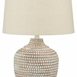 Brand new 🔥 Pacific Coast Kitchen & Bath Pacific Coast Alese Table Lamp 9R406 - Brown W/Beige 😀